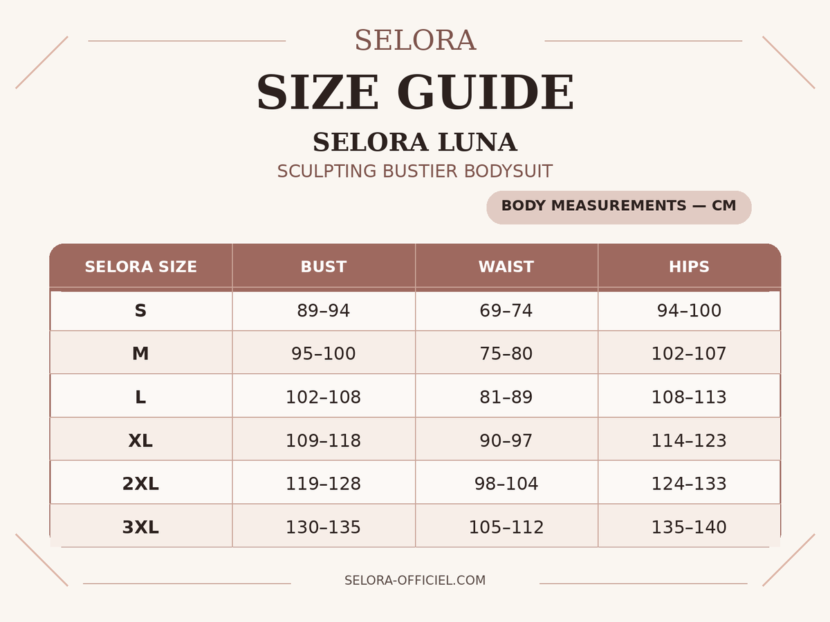 LUNA – Shaping bustier bodysuit