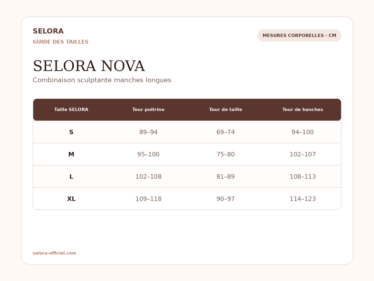 NOVA – Combinaison sculptante invisible